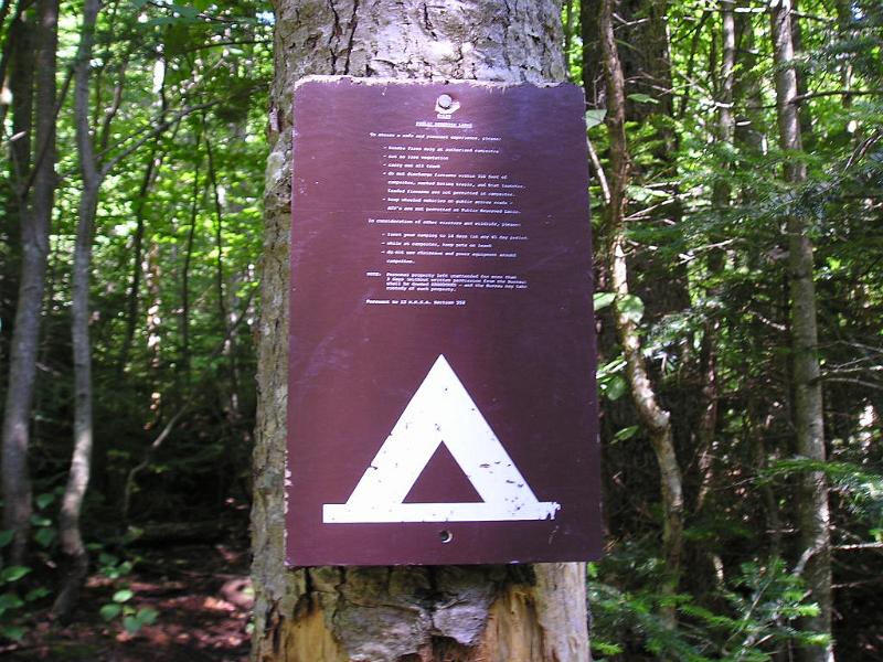 GooseEye (3).JPG - There's also a few camping spots at the intersection.